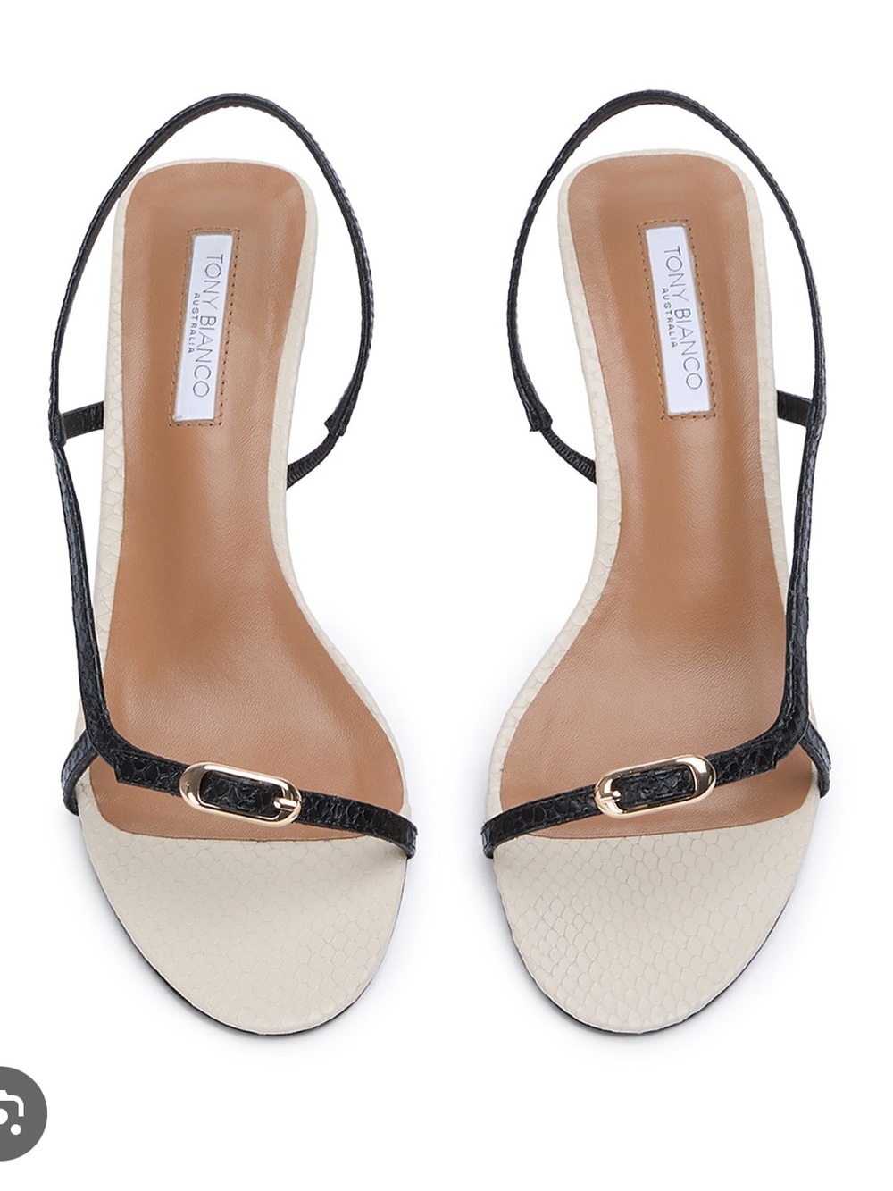 Tony Bianco Christine Slingback Sandal two tone